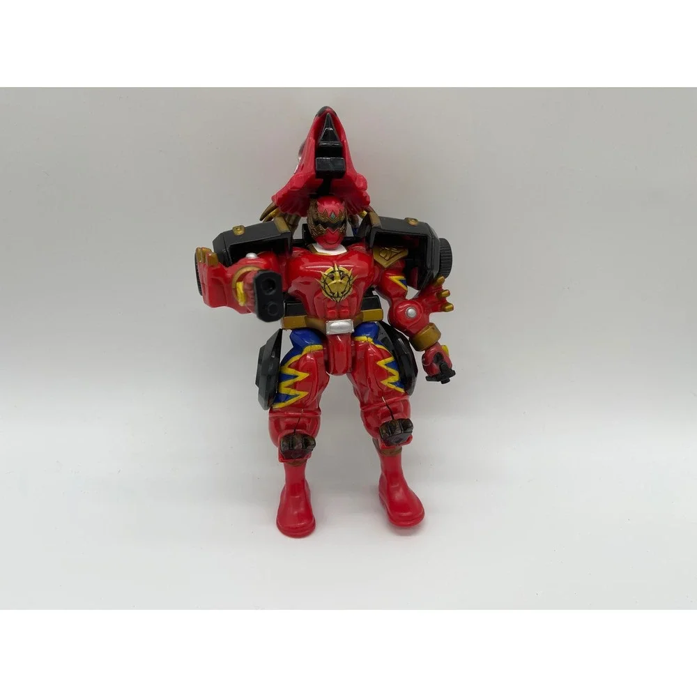 Bandai Power Rangers Dino Thunder Triassic Ranger Red Action Figure 2003 Vintage
